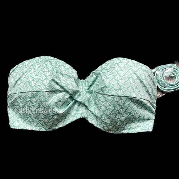 Victorias Secret Swim Twist Push Up Padded Underwire Bandeau Bikini top - Picture 2 of 3